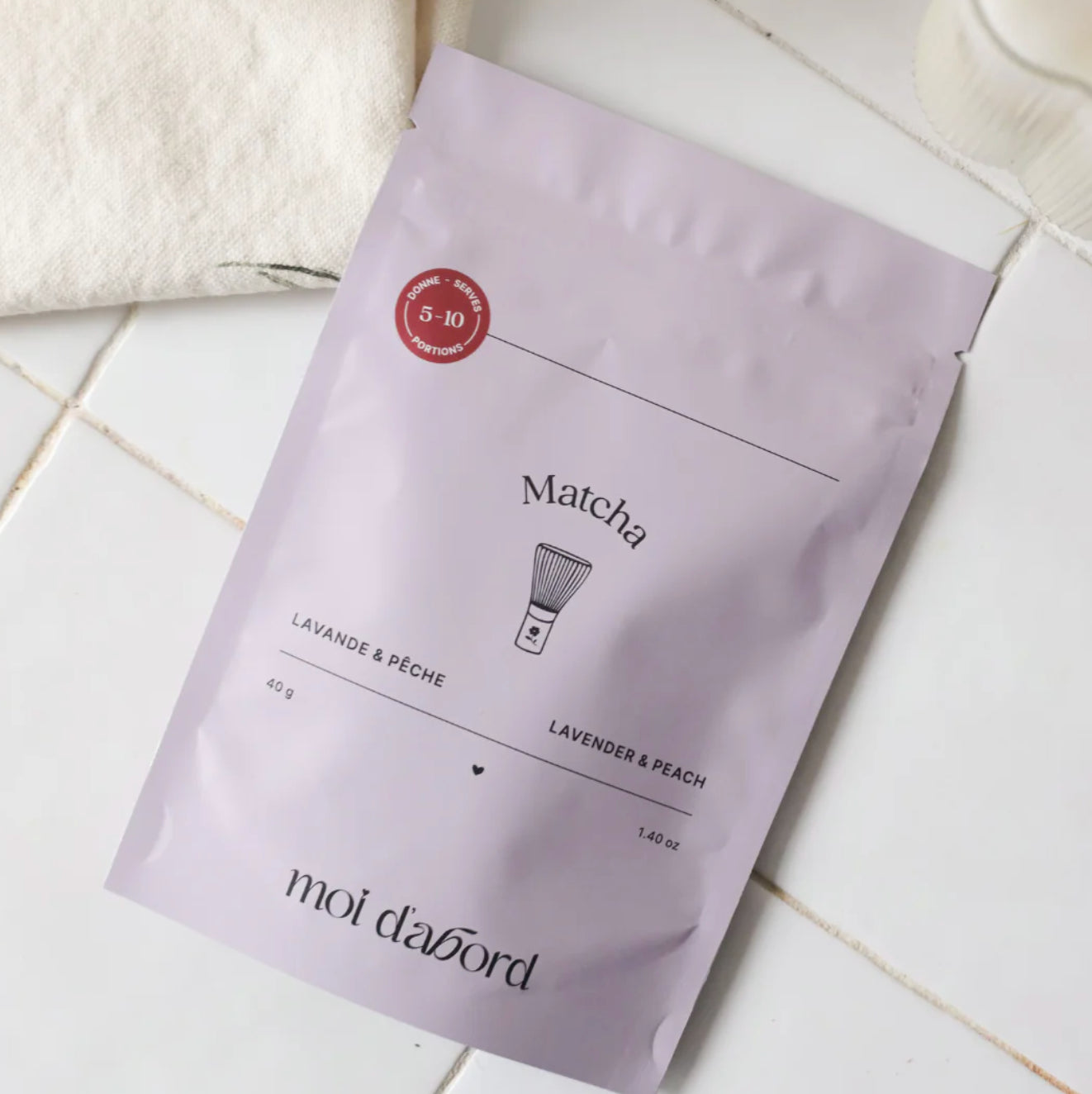 THE MATCHA -  LAVANDE & PECHE 40G