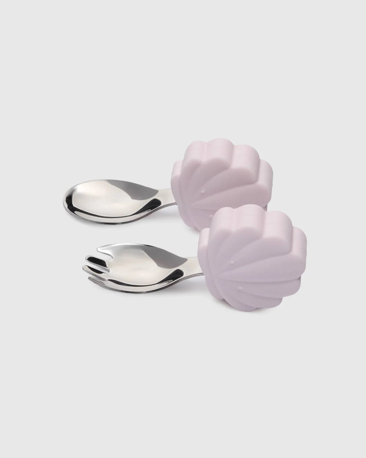 Ens Cuillère et Fourchette - Coquillage