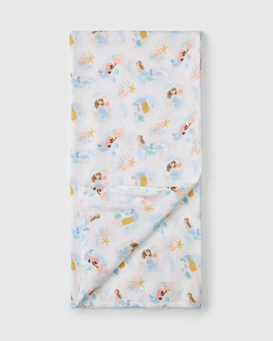 Couverture Mousseline Bambou - Sirène