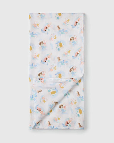 Couverture Mousseline Bambou - Sirène