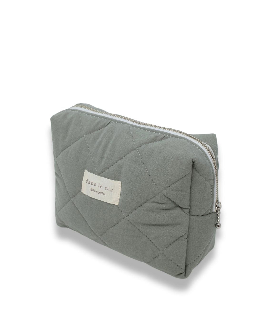 POCHETTE MATELASSÉE 8" X 6" X 3" - MENTHE