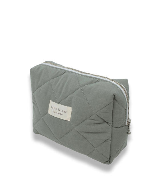 POCHETTE MATELASSÉE 8" X 6" X 3" - MENTHE