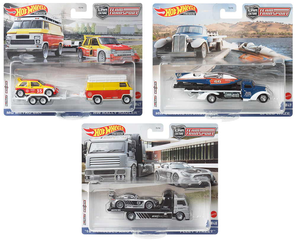 HOT WHEELS - EQUIPE TRANSPORT VEHICULE