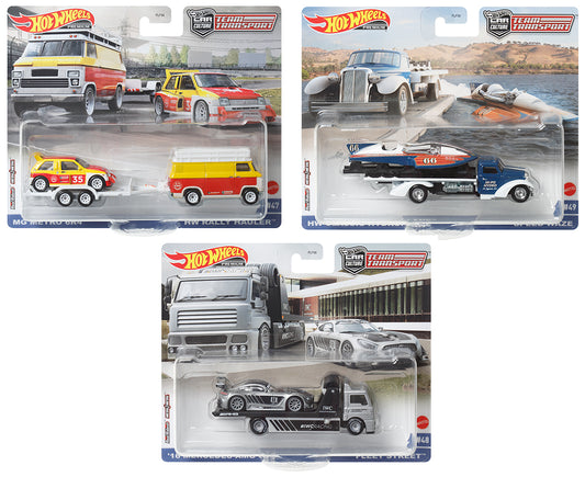 HOT WHEELS - EQUIPE TRANSPORT VEHICULE