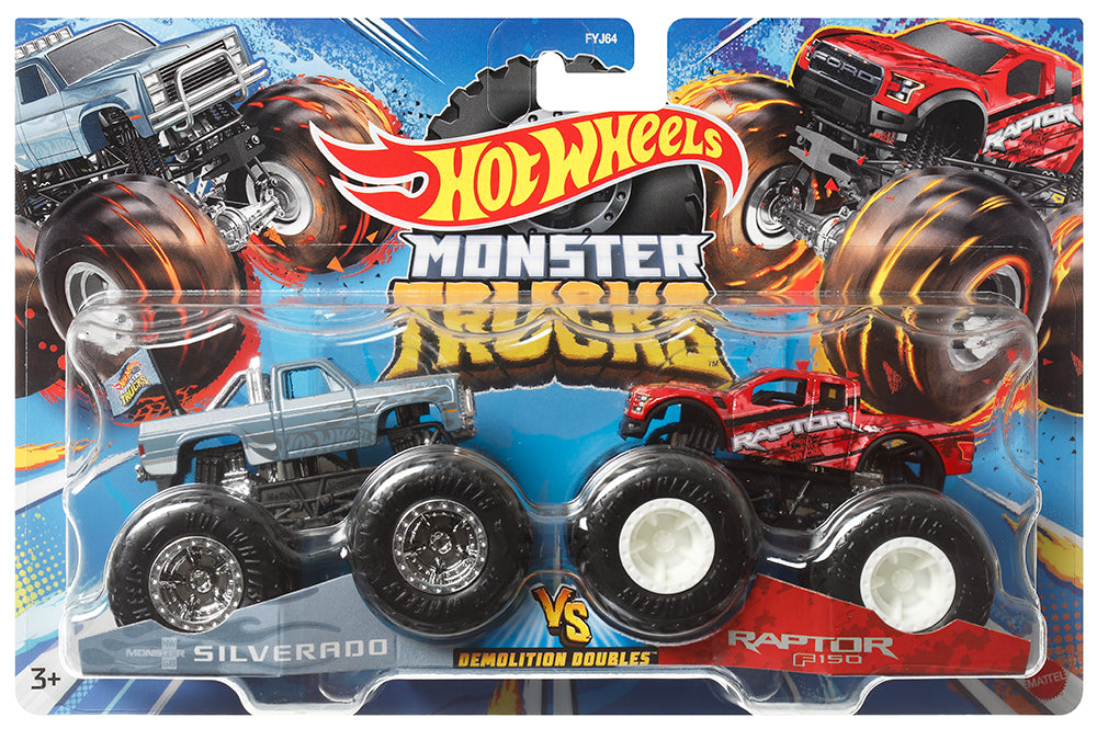 HOT W-MONSTER TRUCKS DBLE DEMOLITION AST
