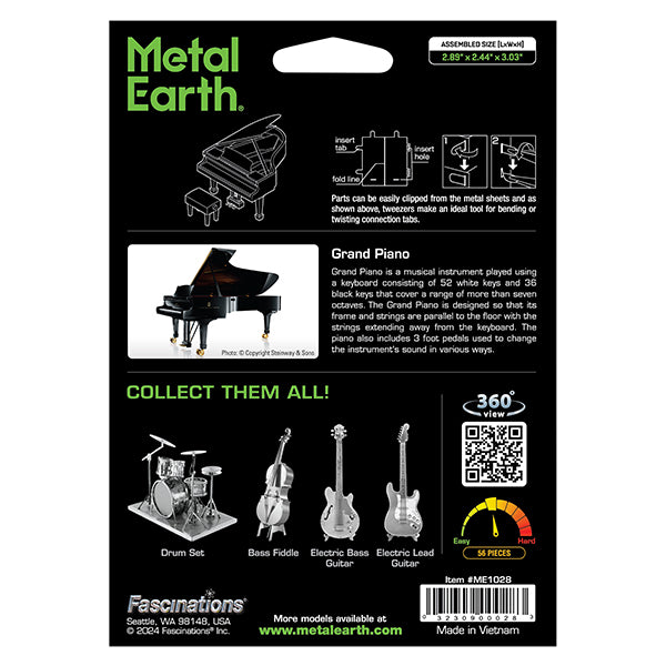 METAL EARTH - PIANO A QUEUE