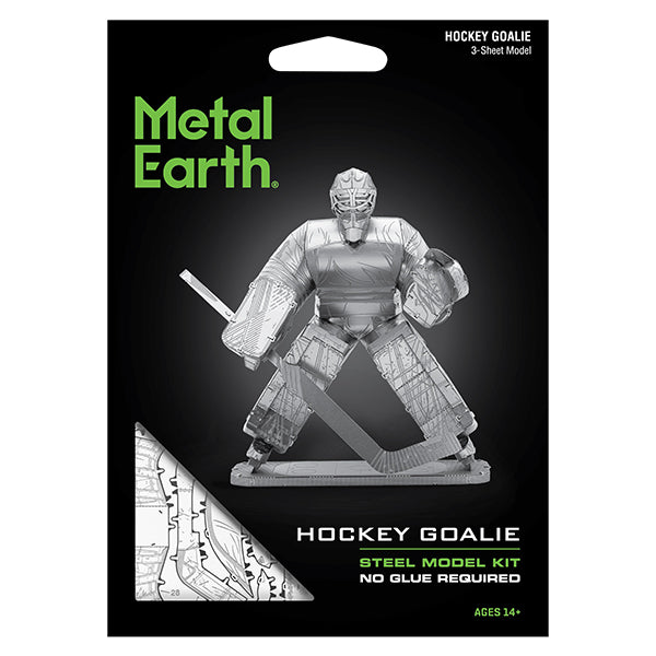 METAL EARTH - GARDIEN DE BUT DE HOCKEY