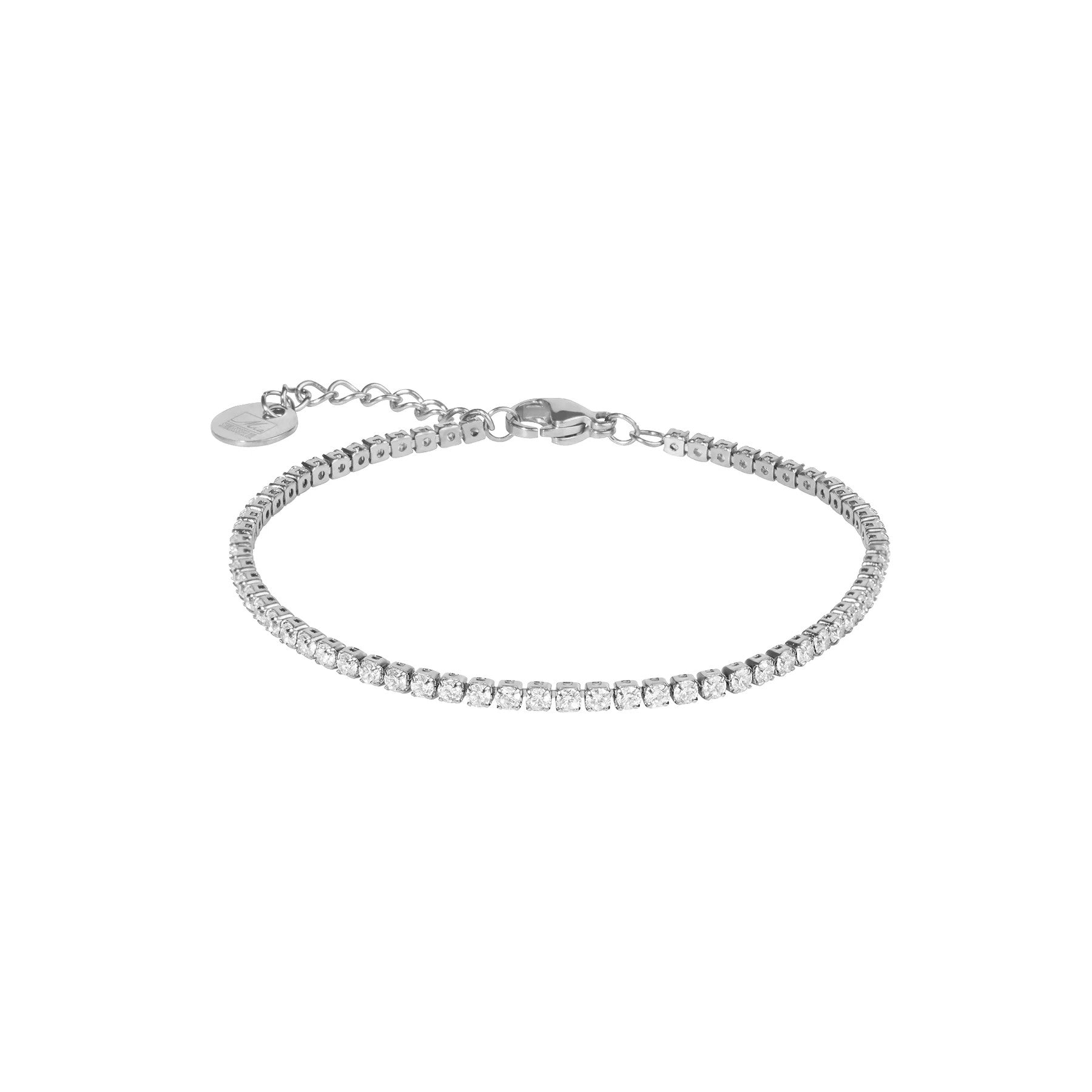 BRACELET "MINI TENNIS" ARGENT