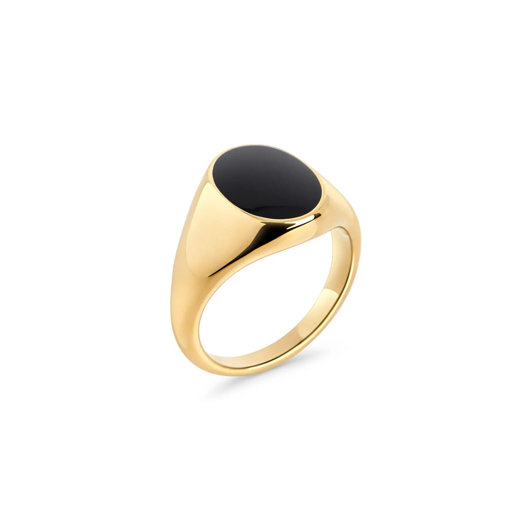 BAGUE "AGATHE " GR 8 OR & NOIR