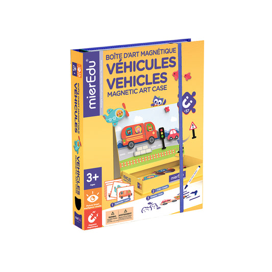 MIEREDU - BTE D'ART MAGNETIQUE "VEHICULE"