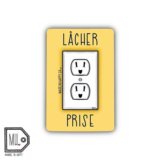AUTOCOLLANT- LACHER PRISE