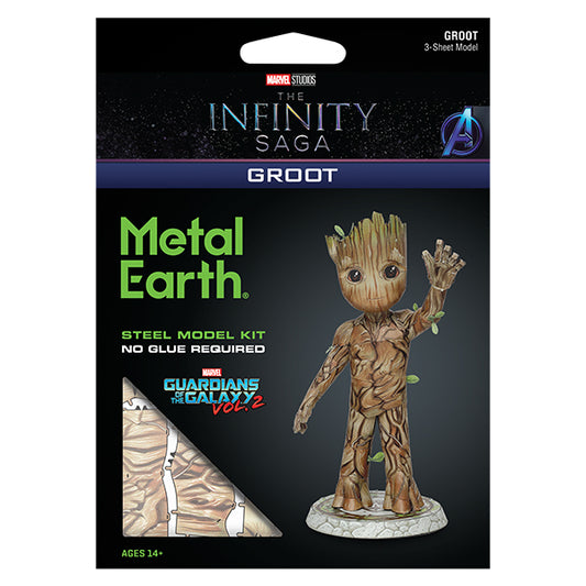 METAL EARTH -MARVEL GROOT GARDIEN GALAXIE