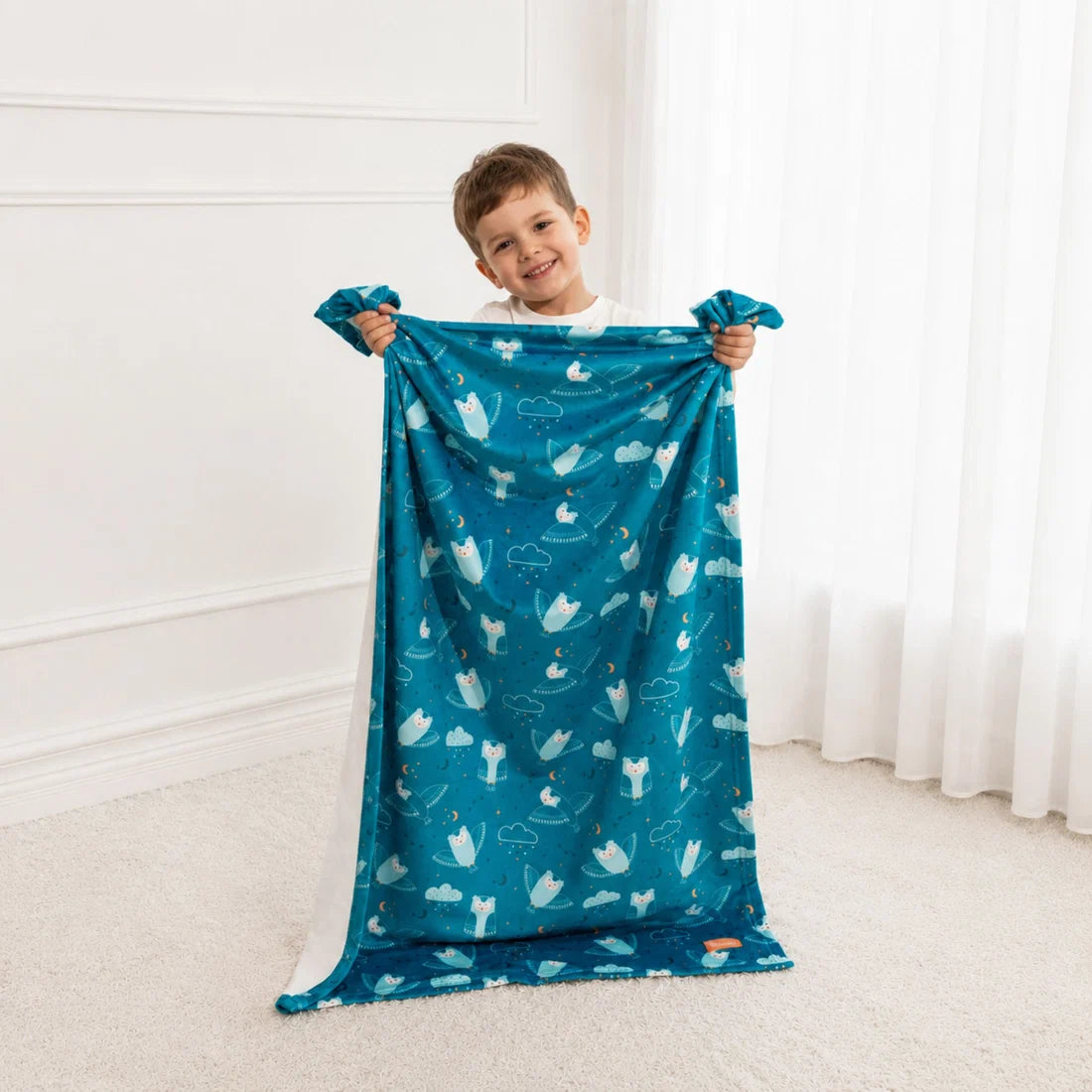 COUVERTURE APAISANTE P/S - HIBOU