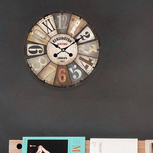 HORLOGE"KENSINGTON "COUL BOIS MULT13X13"