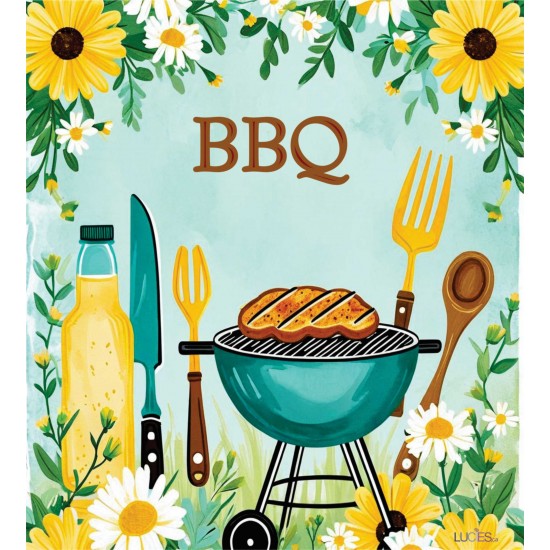 LAVETTE SUEDOISE 7½X6¾" - BARBECUE