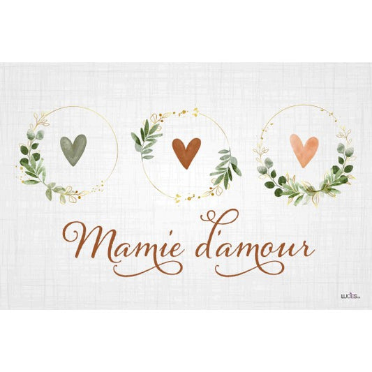 COUSSIN MAMIE D'AMOUR COEURS 15.9 X 10.6"