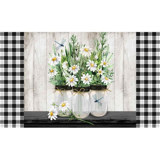 TAPIS 30 X 18"-  POTS MASON & MARGUERITES
