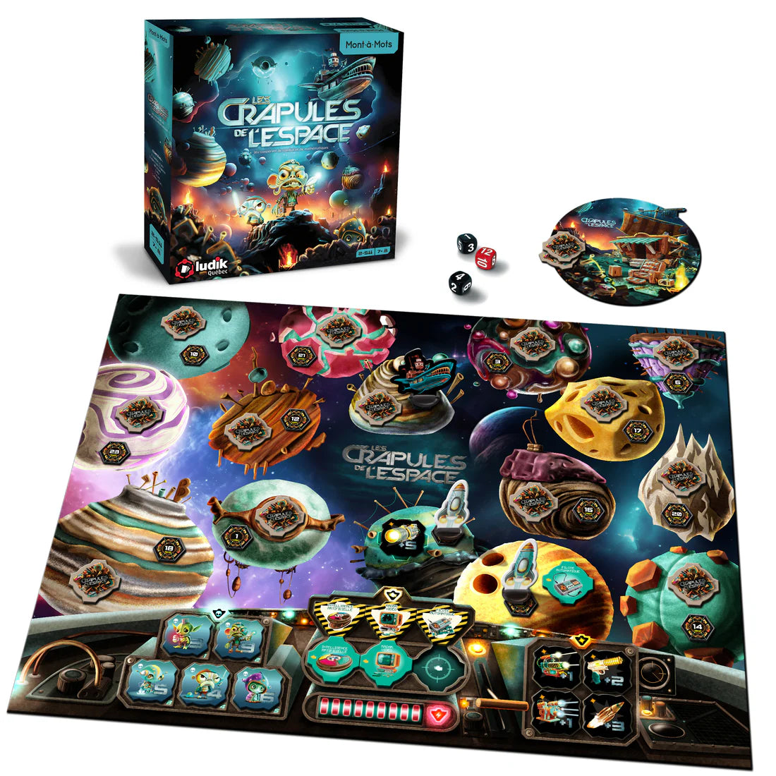 MONT-A-MOTS LES CRAPULES DE L'ESPACE