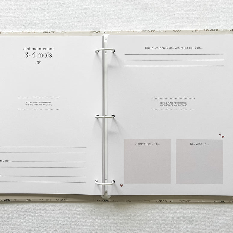 LIVRE DE BEBE - FLEURS