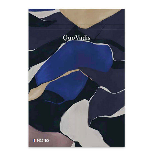 BLOC-NOTES "ICONIQUE" À RABAT 6 X 8¼" 80F NOIR