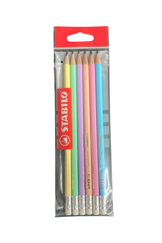 STABILO - CRAYON HB "SWANO" PASTEL @6