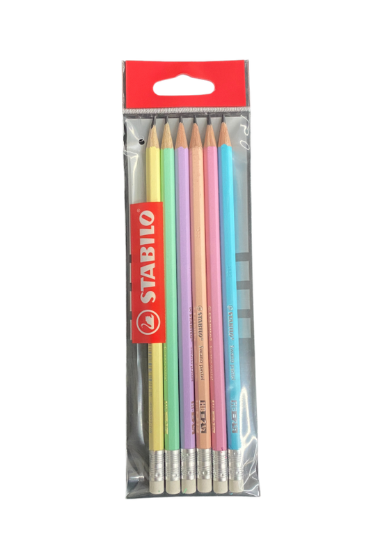 STABILO - CRAYON HB "SWANO" PASTEL @6