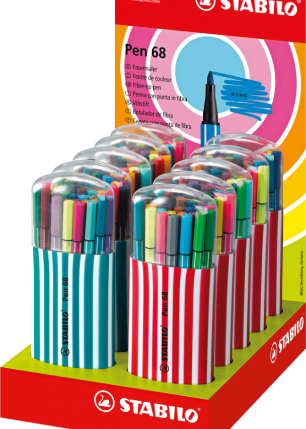 STABILO - ETUI FEUTRE STABILO"POINT 68" 1mm ASST@20