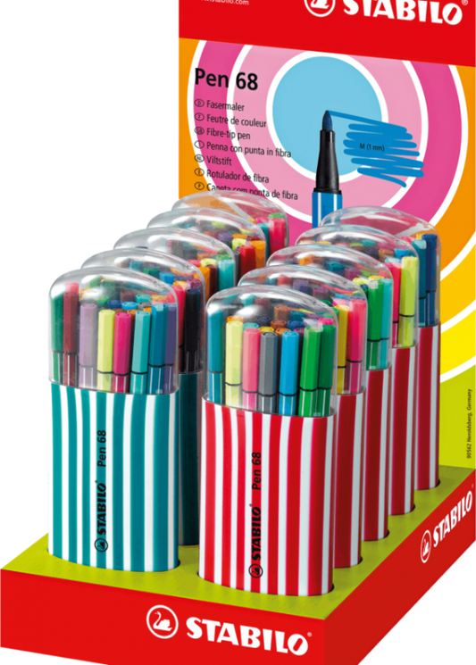 STABILO - ETUI FEUTRE STABILO"POINT 68" 1mm ASST@20