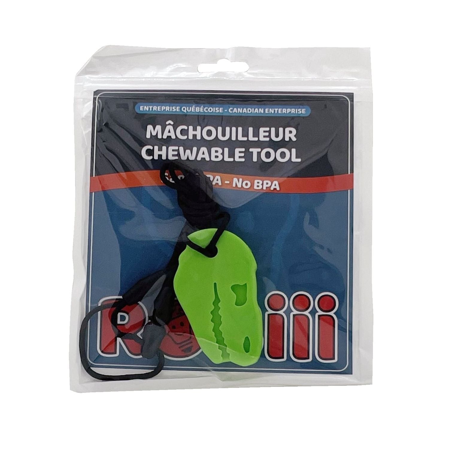 COLLIER MACHOUILLEUR DINOSAURE - COULEURS ASST