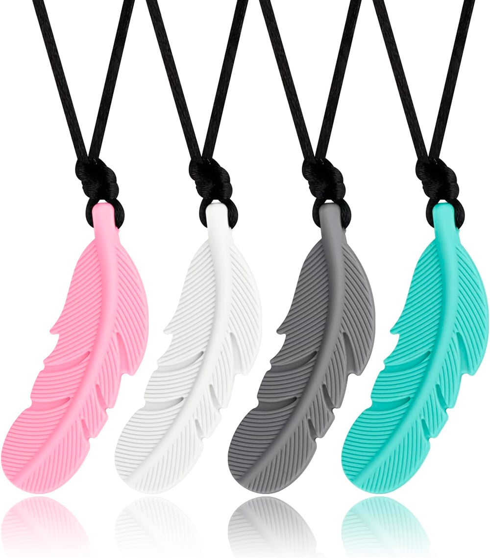 COLLIER MACHOUILLEUR PLUME - COULEURS ASST