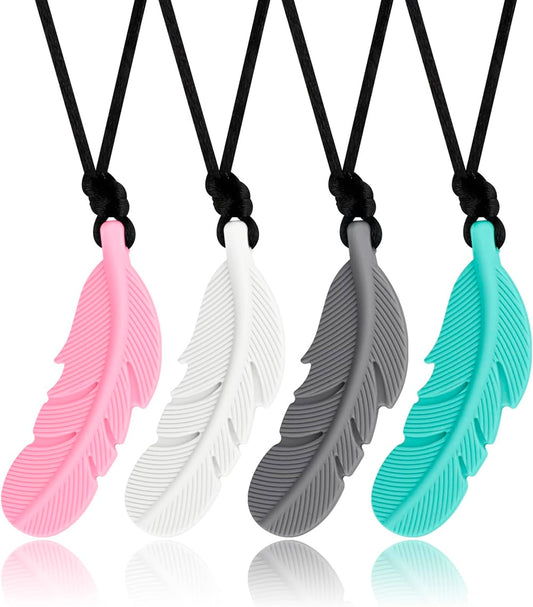 COLLIER MACHOUILLEUR PLUME - COULEURS ASST