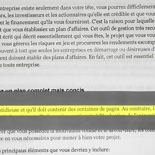REGLE DE LECTURE - JAUNE