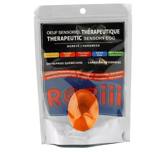 OEUF SENSORIEL ORANGE - SOUPLE