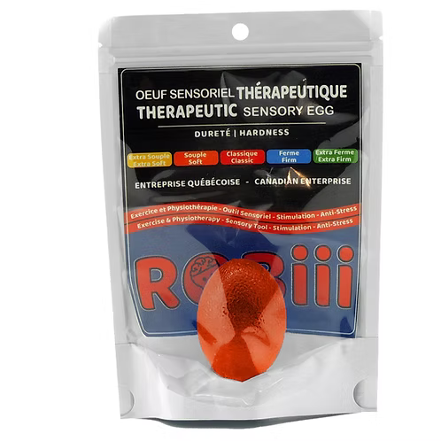 OEUF SENSORIEL ROUGE -  CLASSIQUE