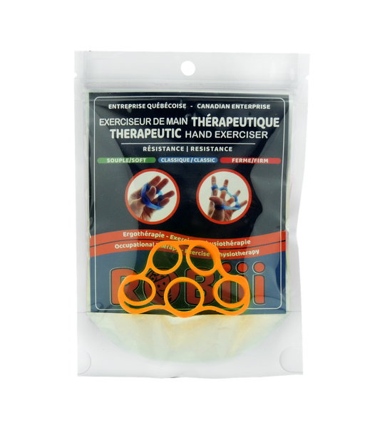 EXERCISEUR POUR MAINS THERAPEUTIQUE - ORANGE