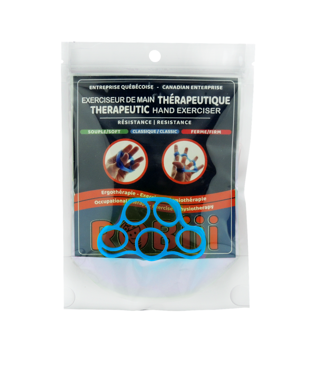 EXERCISEUR POUR MAINS THERAPEUTIQUE - BLEU