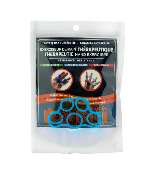 EXERCISEUR POUR MAINS THERAPEUTIQUE - BLEU