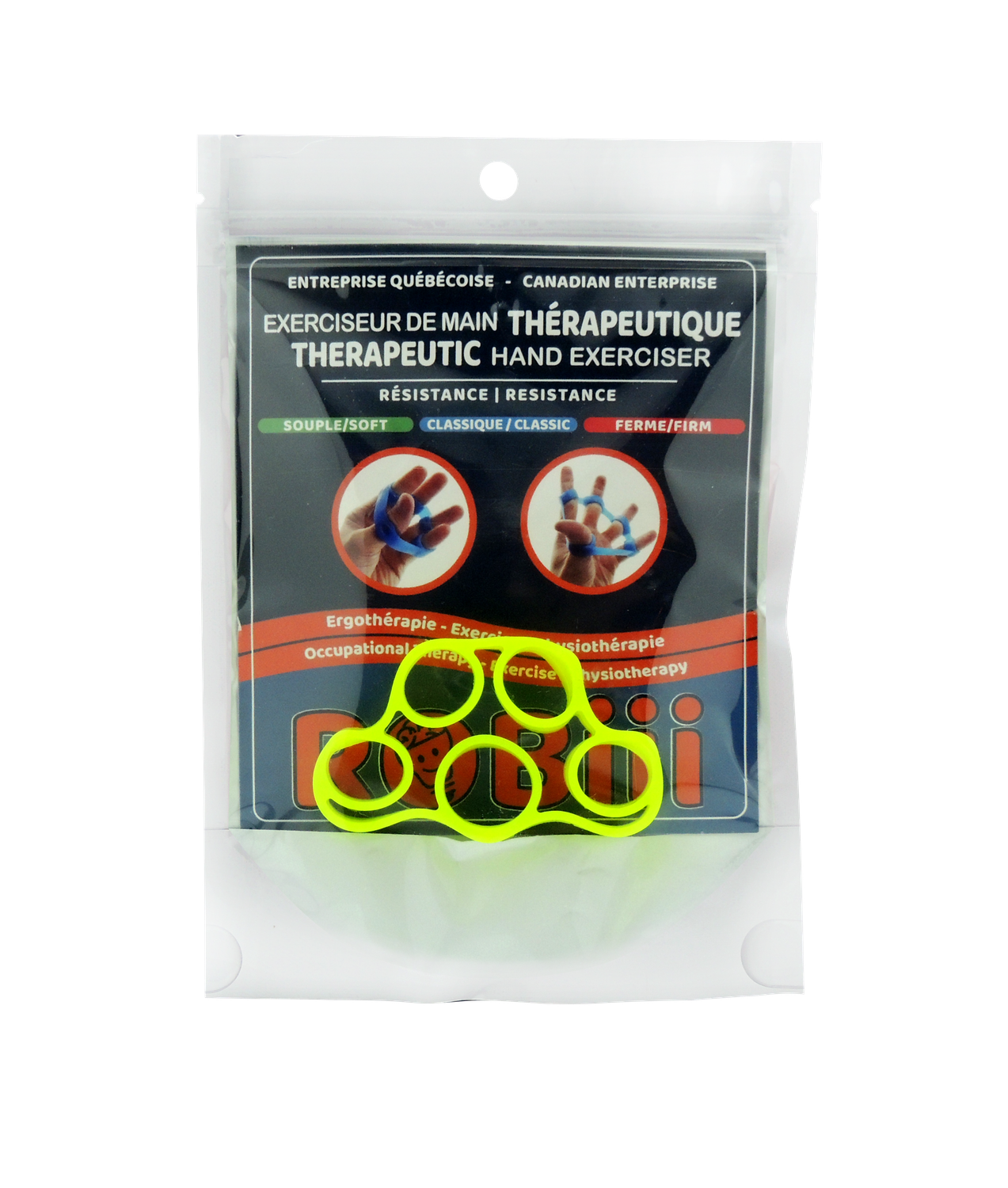 EXERCISEUR POUR MAINS THERAPEUTIQUE - VERT