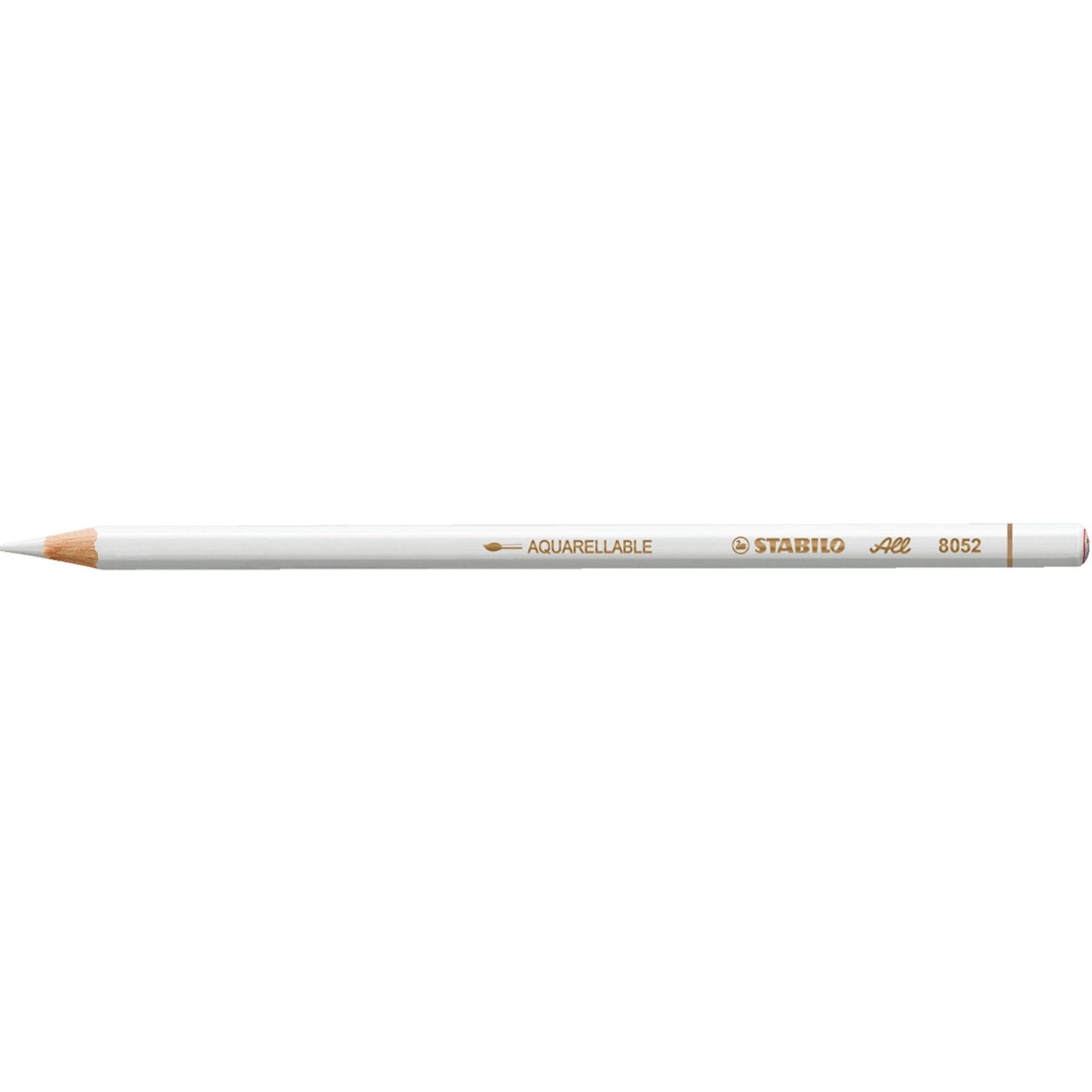 CRAYON DE BOIS STABILO BLANC