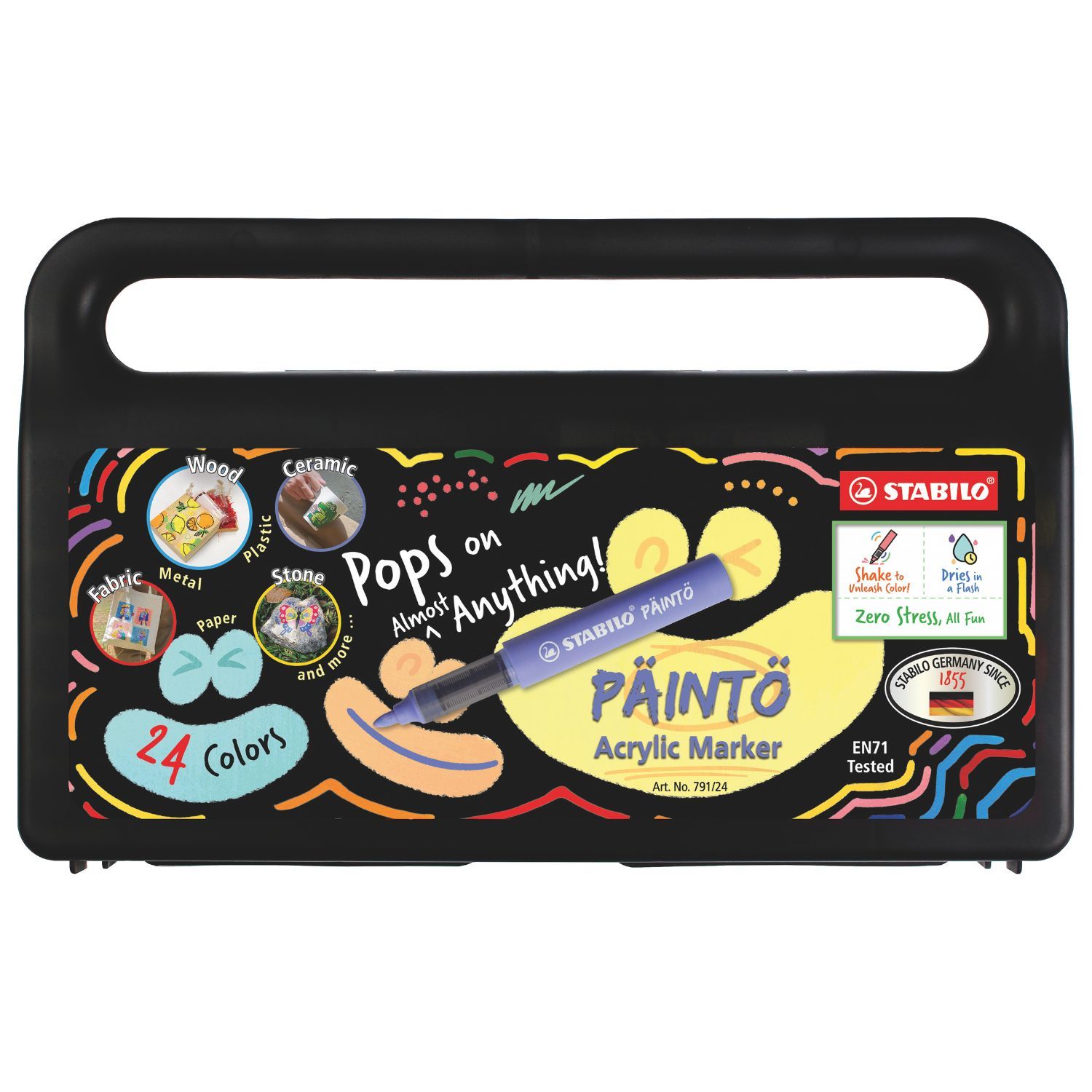 MARQUEUR ACRYLIQUE PAINTO ETUI PLASTIQUE @24