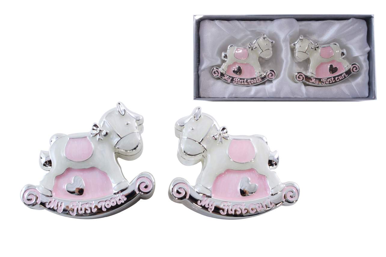 ENSEMBLE BOITE CHEVAL BERCANT - ROSE @2