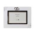 Charger l'image dans la visionneuse de la galerie, CADRE PHOTO 4 X 6" DOUBLE COEUR BLANC
