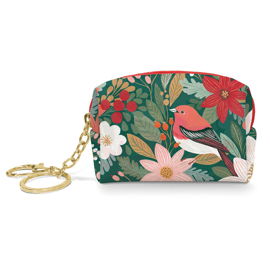 Pochette porte-clés - Oiseau dans la nature