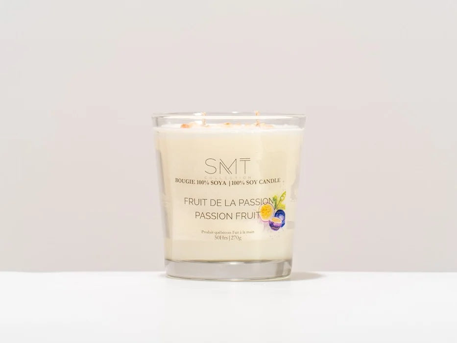BOUGIE SOYA 50H/270G FRUIT DE LA PASSION