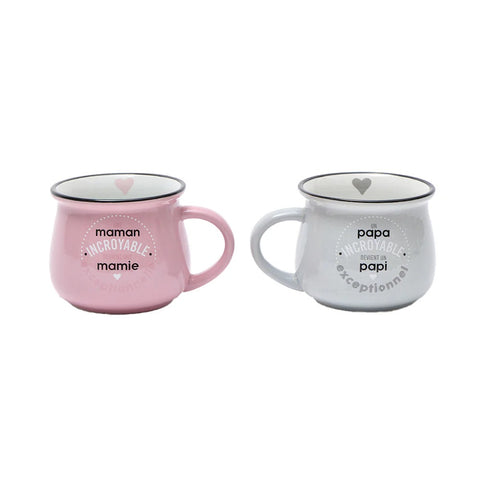 C LACROIX - DUO TASSES GRANDS PARENTS