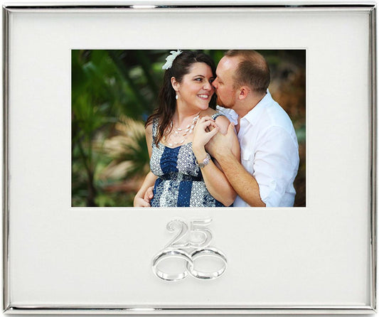 CADRE PHOTO 4 X 6" ARGENT 25IEME 2ANNEAUX