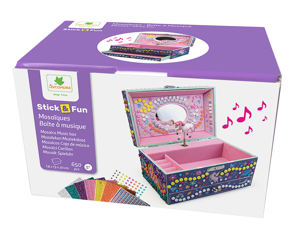 STICK'N FUN - 3D MOSAIQUE BOITE A MUSIQUE