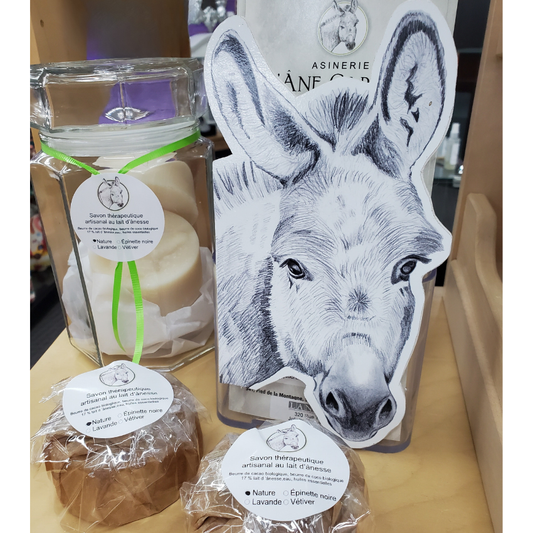 SAVON ARTISANAL AU LAIT D'ANESSE NATURE