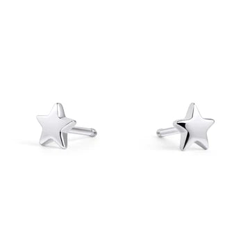 MIA - PAIRE BOUCLES D'OREILLES "FIXES CYAN " ARGENT