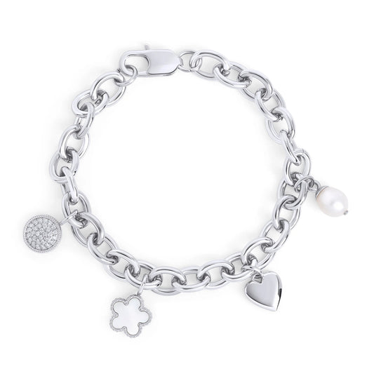 MIA BIJOUX - BRACELET "AURELLE" - ARGENT